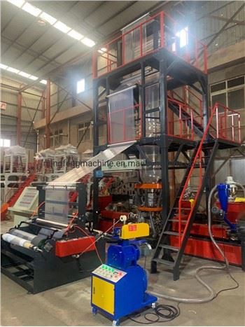 HDPE LDPE LLDPE и машина для выдувания биоразлагаемой пленки